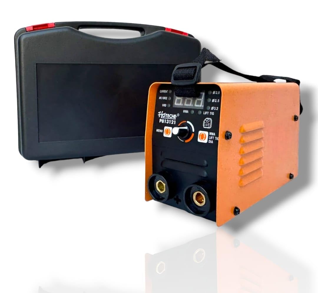 Saldatrice inverter piccola mini 350 Ampere 350A Con valigia trasporto e accessori solo 2 kg a elettrodo