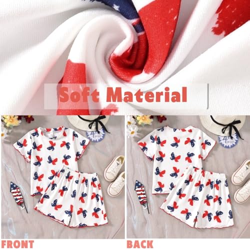 Image of Aalizzwell Toddler Girl 4th of July Clothes
