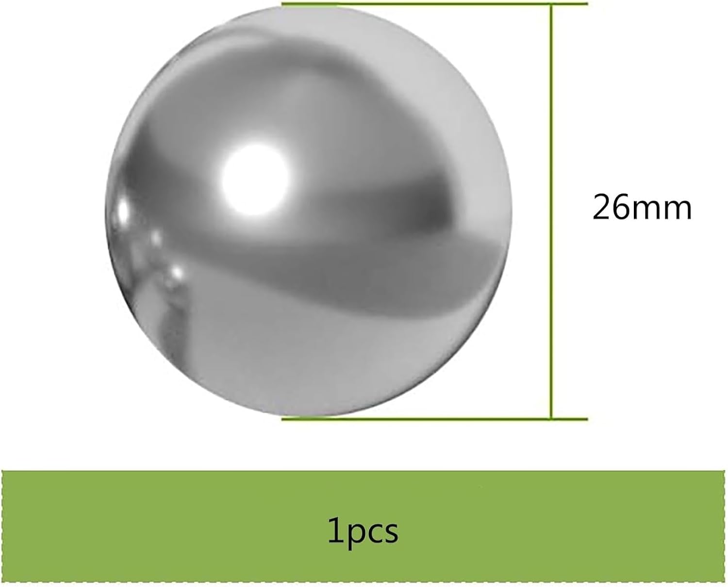 Stainless Steel Balls,316L Bearing 26-27Mm,1Pcs(26mm)