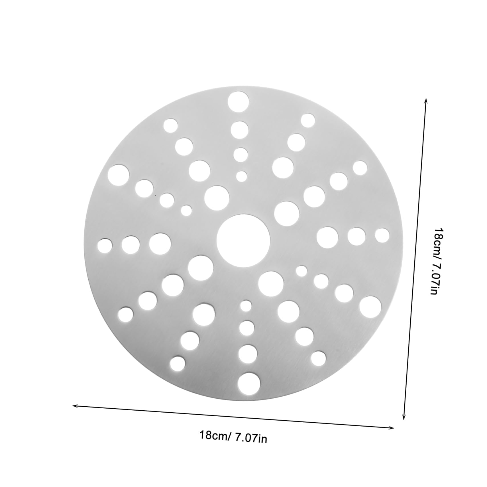 OKUMEYR Stainless Steel Heat Diffuser Plate Cooking Gadget for Induction Cooktops Heat Conducting Smooth Edges for Safety for Even Distribution