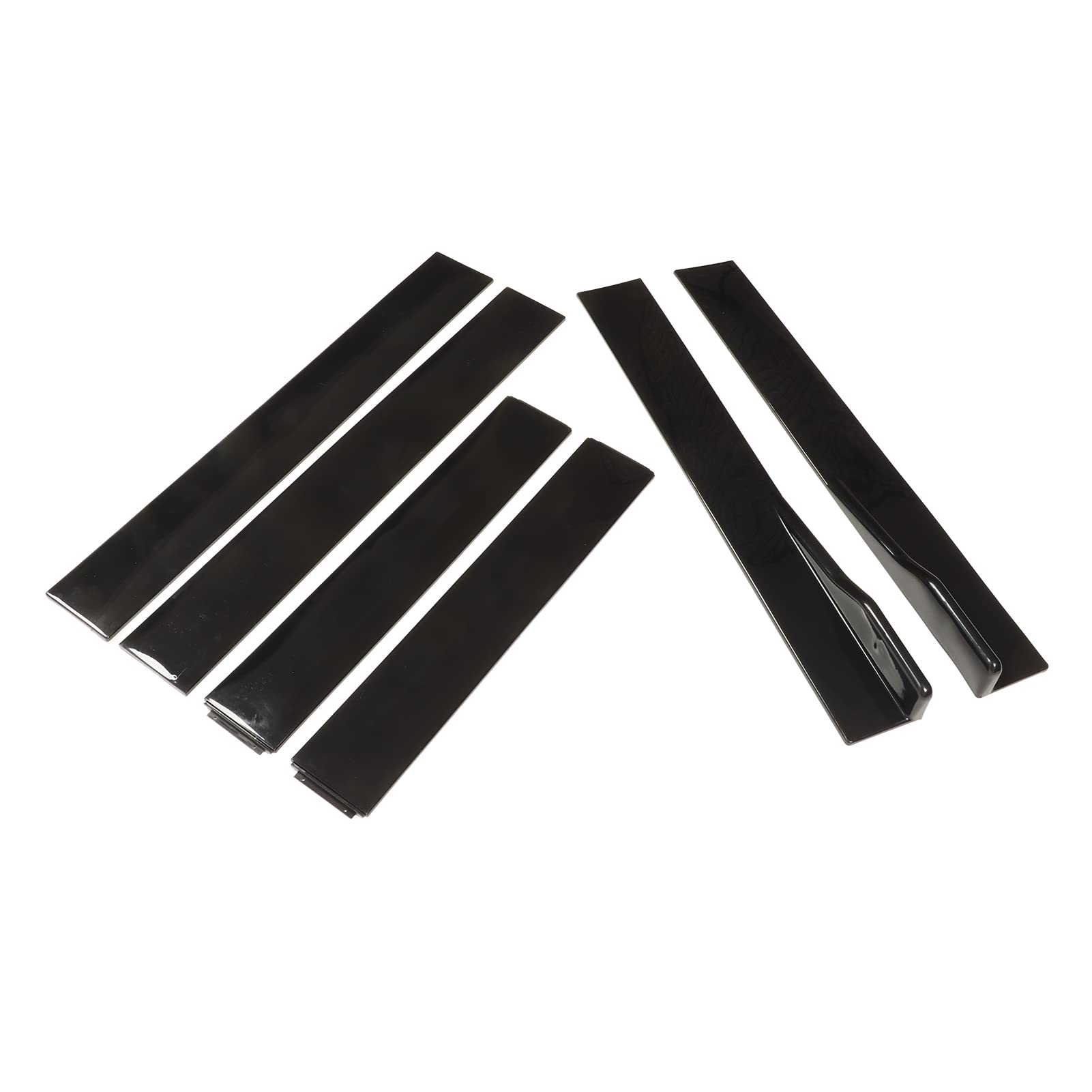 Minigonne Laterali per Auto, Minigonne Laterali per Carrozzeria 2,2 M, Diffusori per Labbra Splitter per Estensioni della Linea di Fondo Inferiore,gonne laterali auto