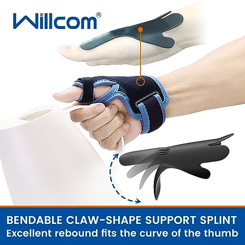 Willcom Thumb Brace For Arthritis Pain And Support For Women And Men,Cmc Spica Splint And Wrist Brace For De Quervain’s Tenosynovitis,Sprained,Tendonitis Injury Relief-Fits Both Hands (Medium) #TOP2