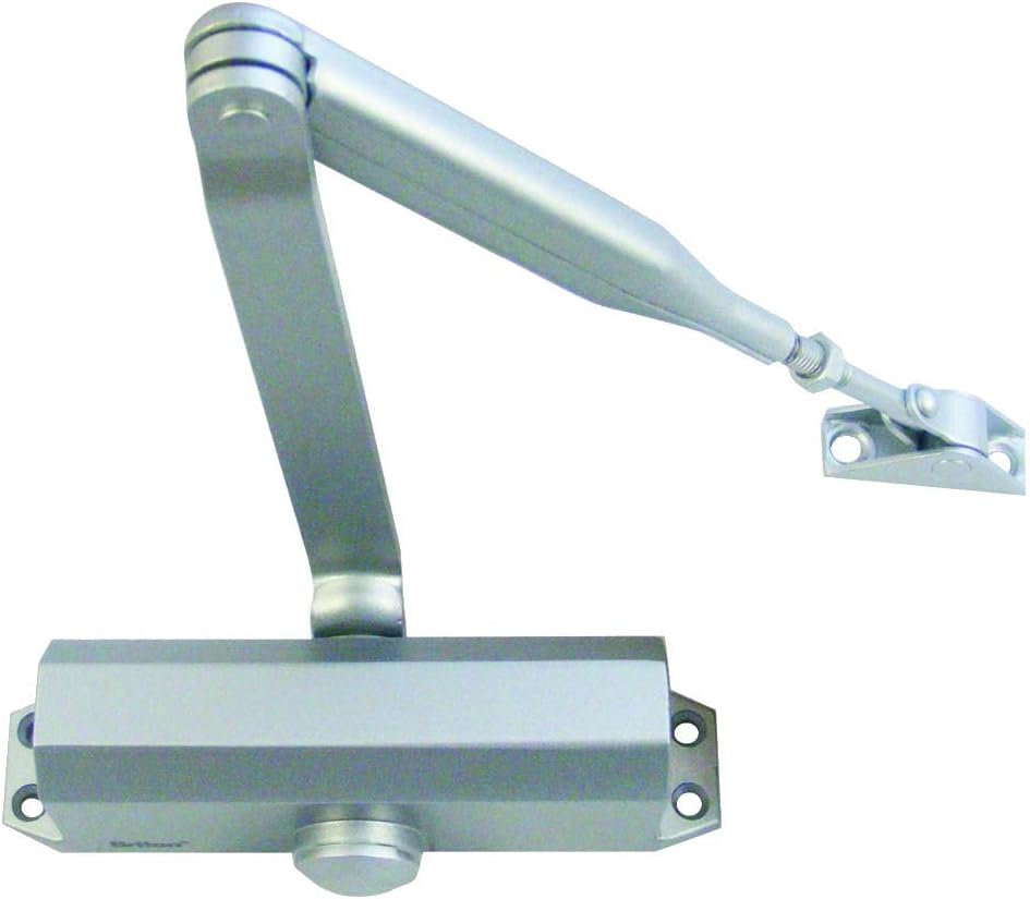 Briton 121CE.SES CE Closer: Fixed Size 3 for Fire Doors, Silver