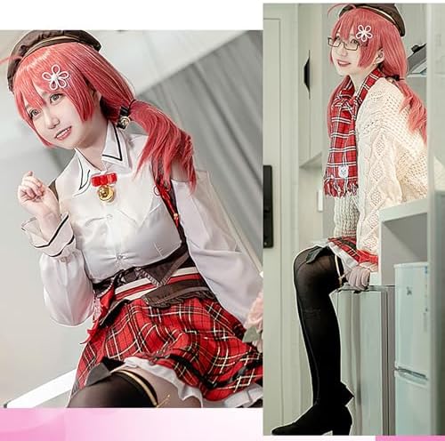 [milky time] ホロライブ さくらみこ コスプレ ハロウィン ギンガムチェック 私服 詳細画像3