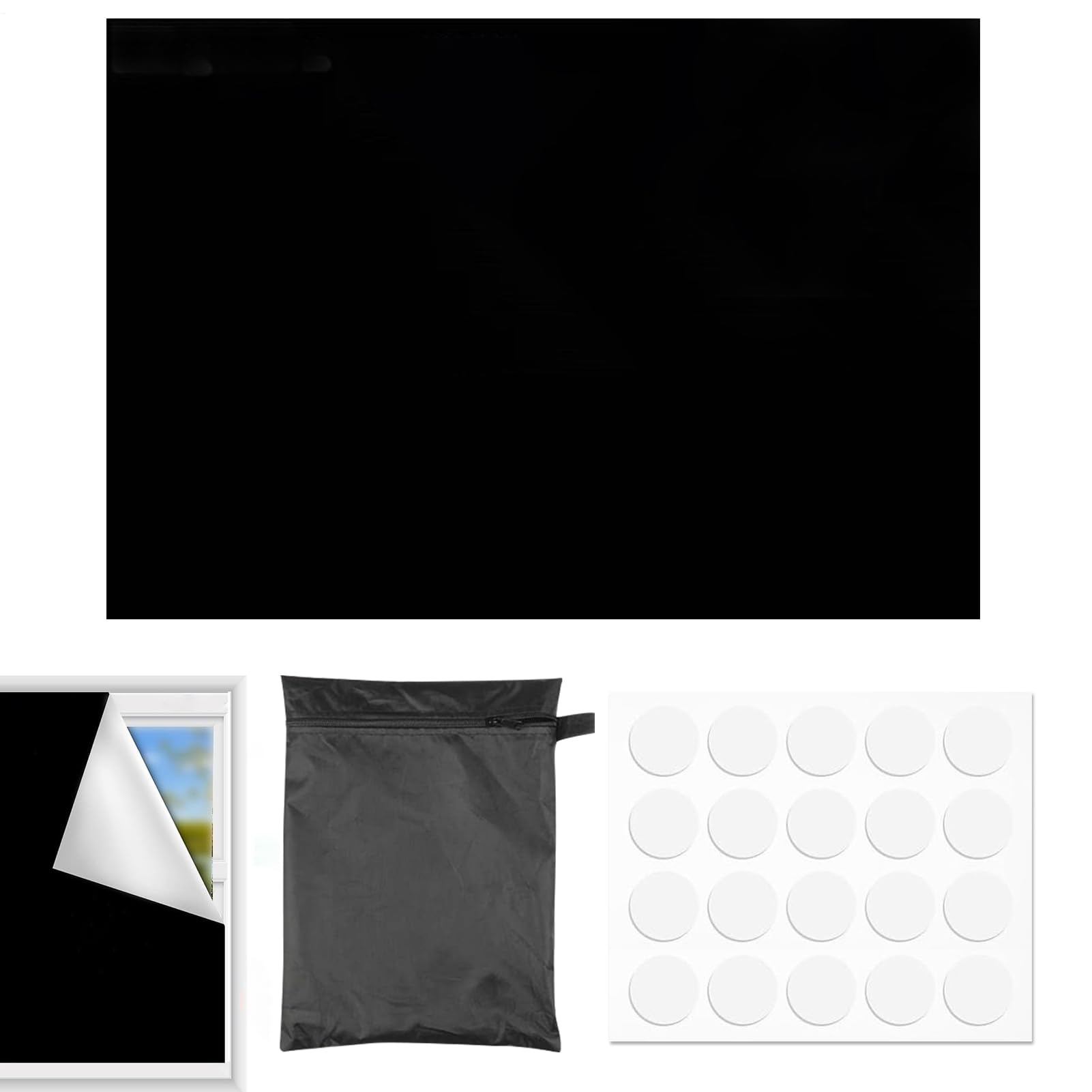 Rideaux magnetiques occultants avec film de fenetre blackout pour voiture et pare-brise