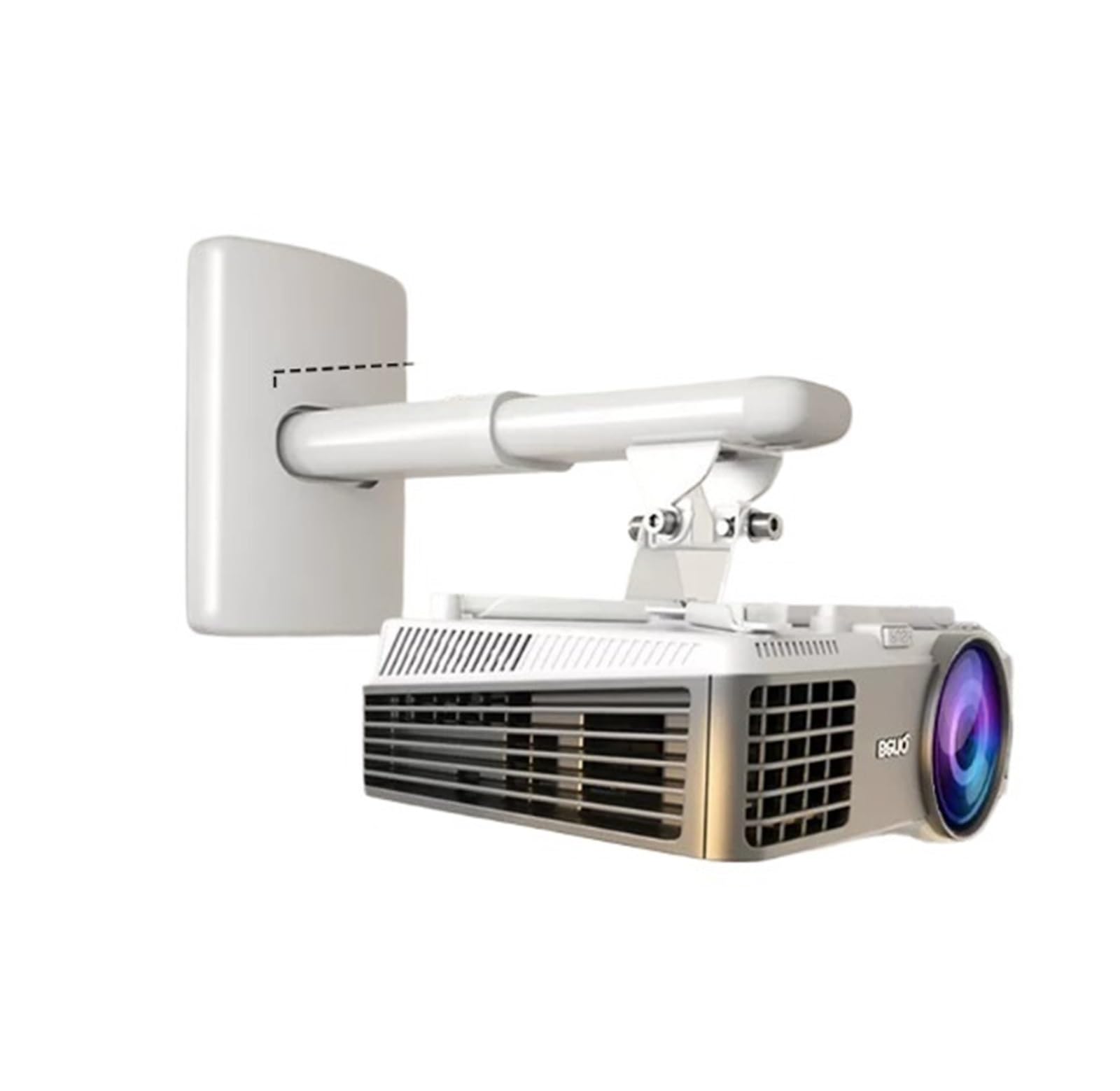 ZENY896V Projector Wall Mount Wall-mount Projector Bracket, Suitable For Models With Multiple Mounting Holes Projector Hanger(Large)
