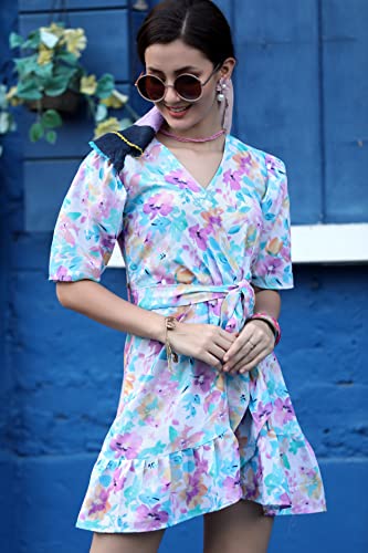 Image of Leriya Fashion Western Dresses for Women |A-Line Knee-Length Dress | Indo Western Dress for Women| Short Dress