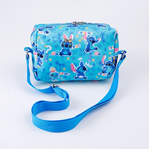 Cute Stich Cartoon Crossbody Purse Stich Bag Stich Wallet Purse Coin Pouch For Stich Lover (Bag-St C) #TOP3