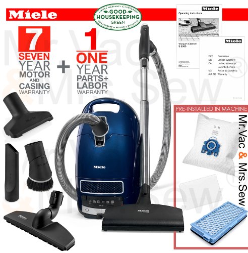 Miele S8590 Marin Canister Vacuum + SEB 217 (Old Model)