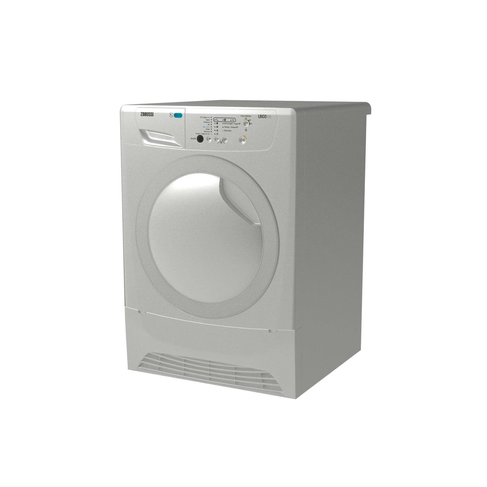 Zanussi ZDP7202PZ1 Kondensations-Wäschetrockner, freie Installation, 7 kg, Anti-Falten-Programm, Weiß, Klasse B