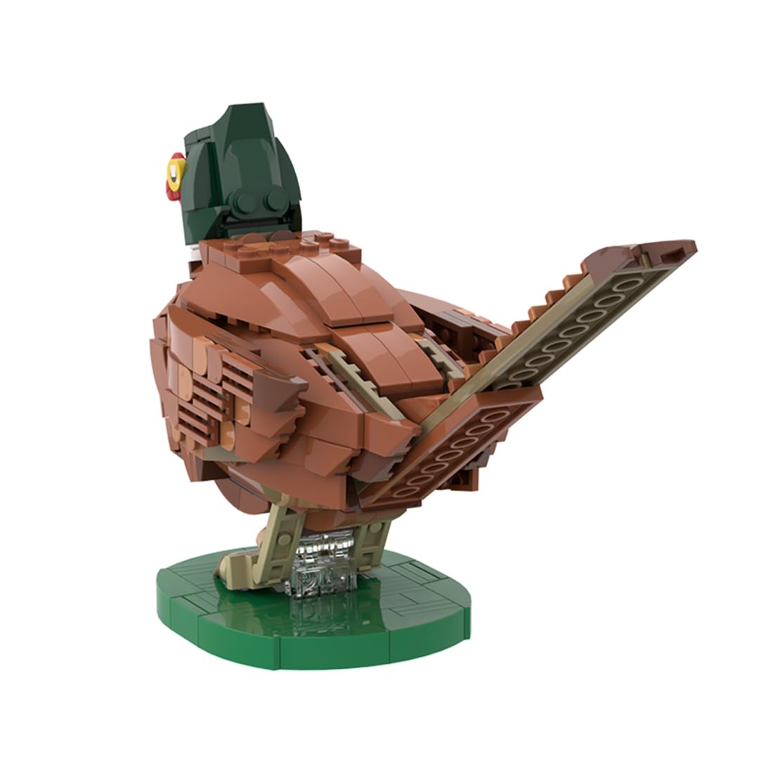MOC-183592 Zestaw klocków z podstawą, model o tematyce zwierzęcej, zestaw do budowania dla dorosłych, dekoracja domu i biura, prezent dla niej lub dla niego (379 sztuk)