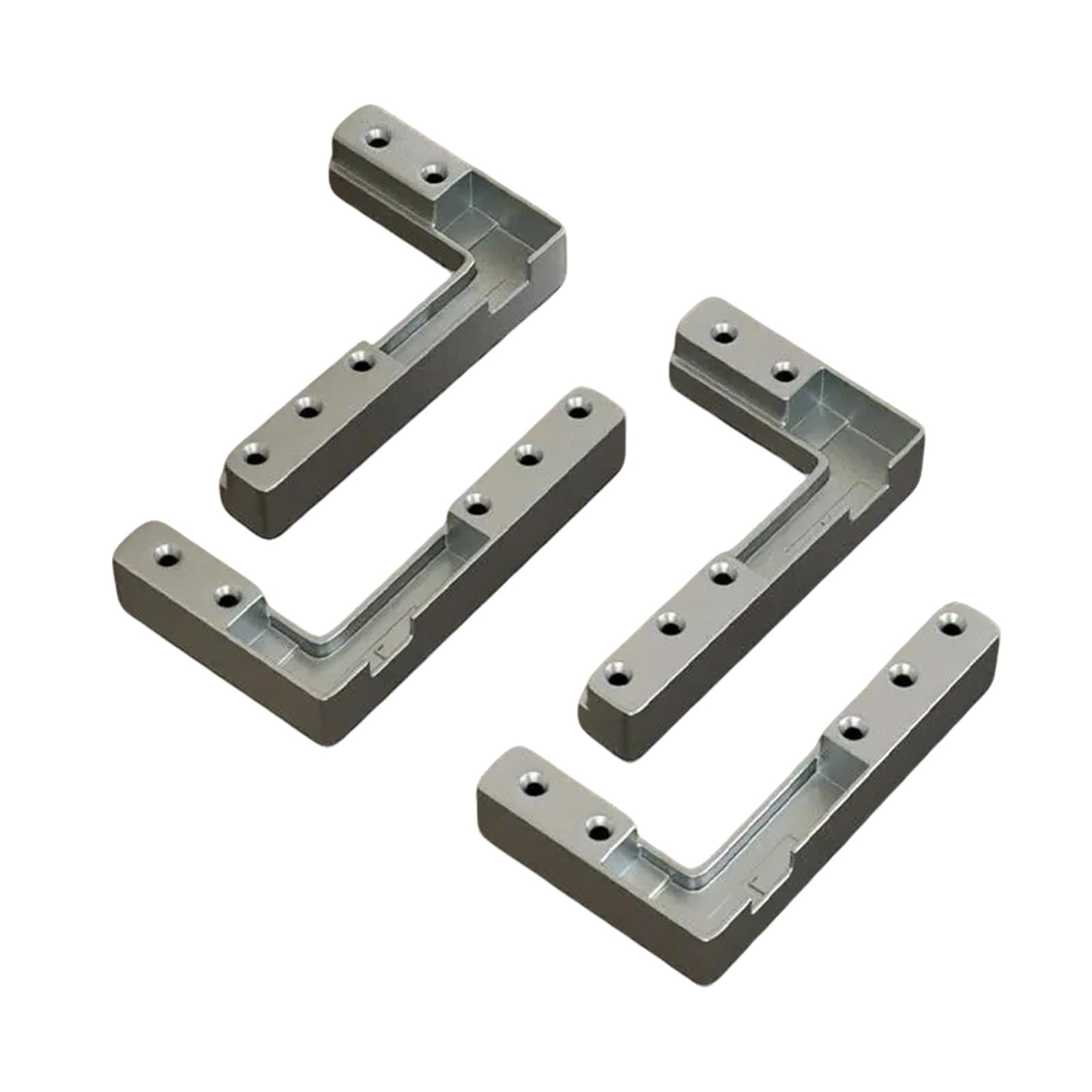 2 / 4Pcs Pivots Hinges Corner Code Heavy Duty Concealed Shafts Door Hinges Corner Brackets for Wood Door, Cabinets Hardware Concealed
