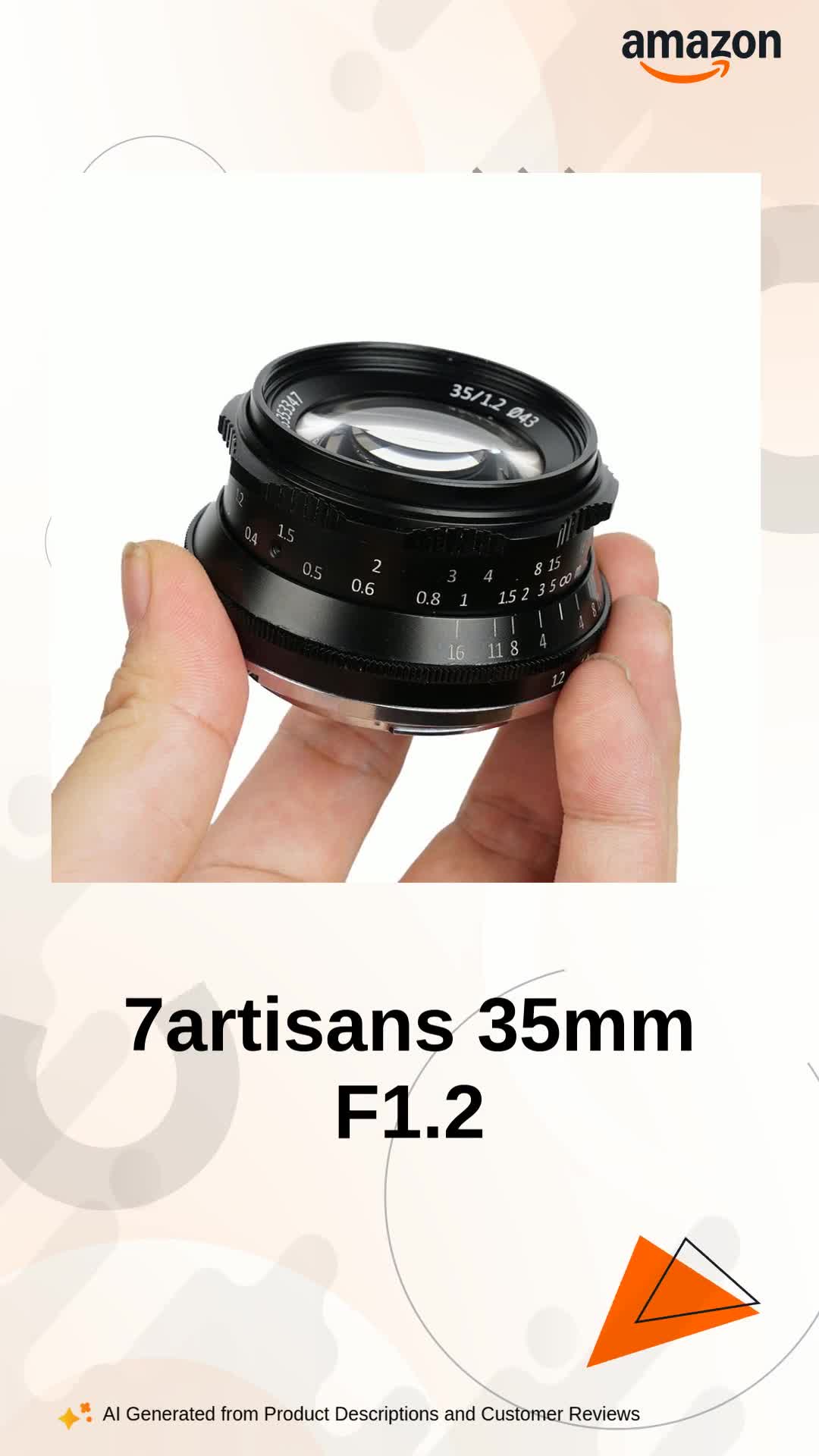 7artisans 35mm F1.2 Xマウント 7artisans 35mm F1.2 Large Aperture Prime APS-C Manual Focus Lens