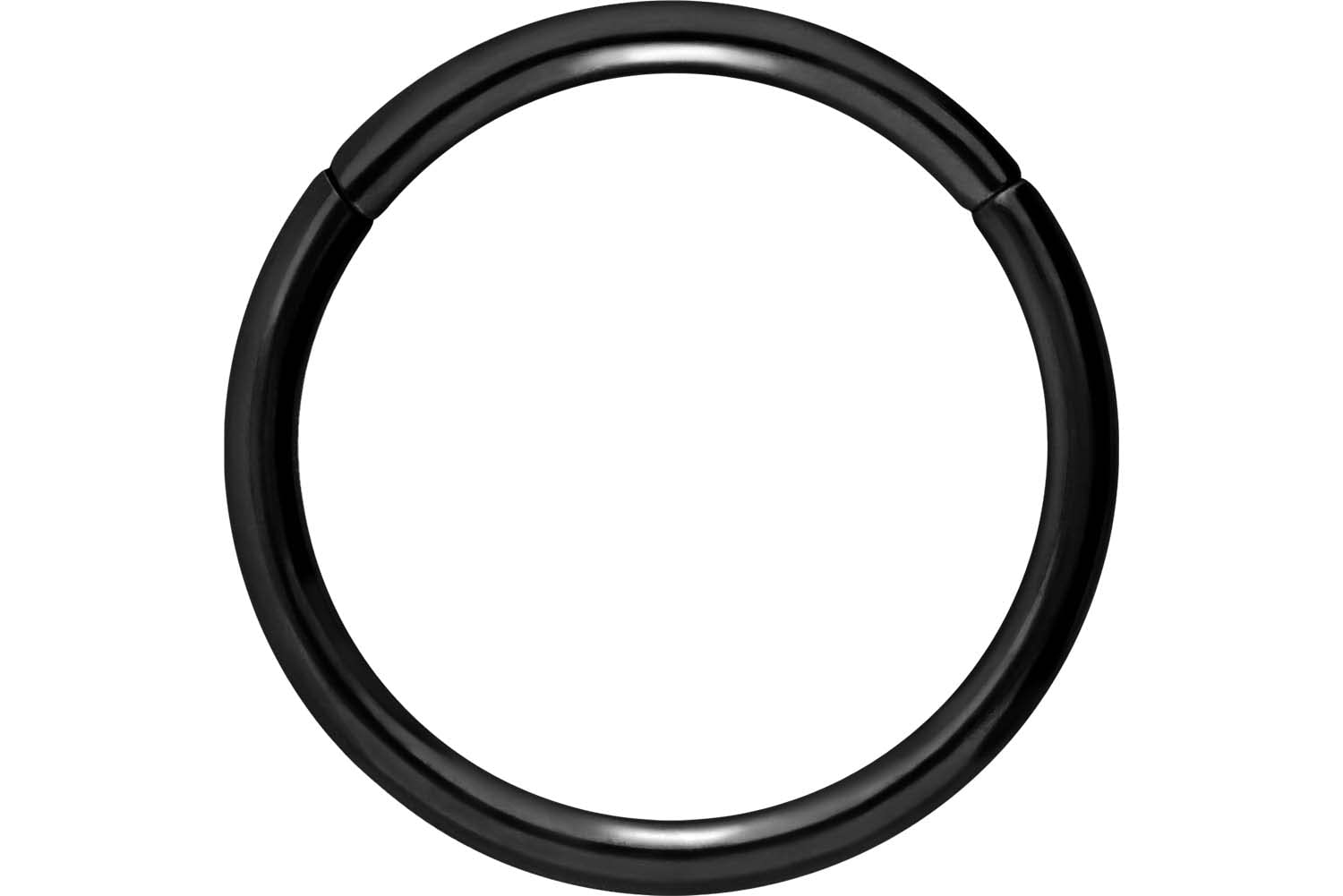 PIERCINGLINE Anillo segmento Clicker de acero quirúrgico – Piercing en oro, plata, rosa, negro o azul – para nariz, tabique, oreja, hélice o tragus — view 103