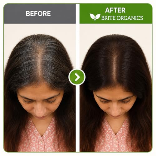 Image of Natural & Pure Powder for Grey hair (ZERO CHEMICAL) Large Pack, Organic Indigo Powder for hair Black. NO PPD, NO AMMONIA. Microfine & Triple Filtered, with Gloves & Cap, Avuri Akulu, Indigofera Tinctoria (Heena 350g + Indigo 200g)