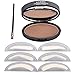 Produktbild Ofanyia Eyebrow Stamp Kit Augenbrauen Pulver Wasserdicht Mit Augenbrauen Schablonen Pinsel Werkzeuge mit 2, 3 Augenbrauen Formen