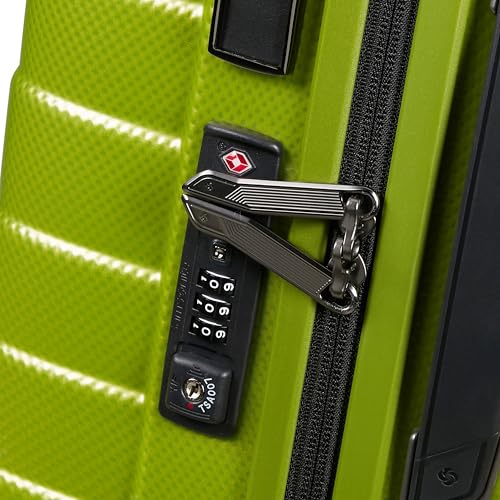 Image of Samsonite Proxis Large Hardside Luggage with Dual Spinner Wheels - Innovative Roxkin Lightweight Shell With Ultimate Durability- Includes TSA Lock, Ergonomic Telescoping Handle - Lime