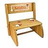Personalized Ladybug Red Step Stool Bench Seat