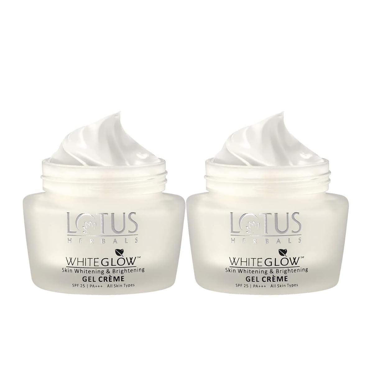 Lotus Herbals Gel Cream With Spf25 And Pa+++ | Face Cream For Women & Men | Gives Glowing & Radiant Skin In 7 Days| Suitable For Oily, Combination, Sensitive & Dry Skin | 40G (Pack Of 2)
