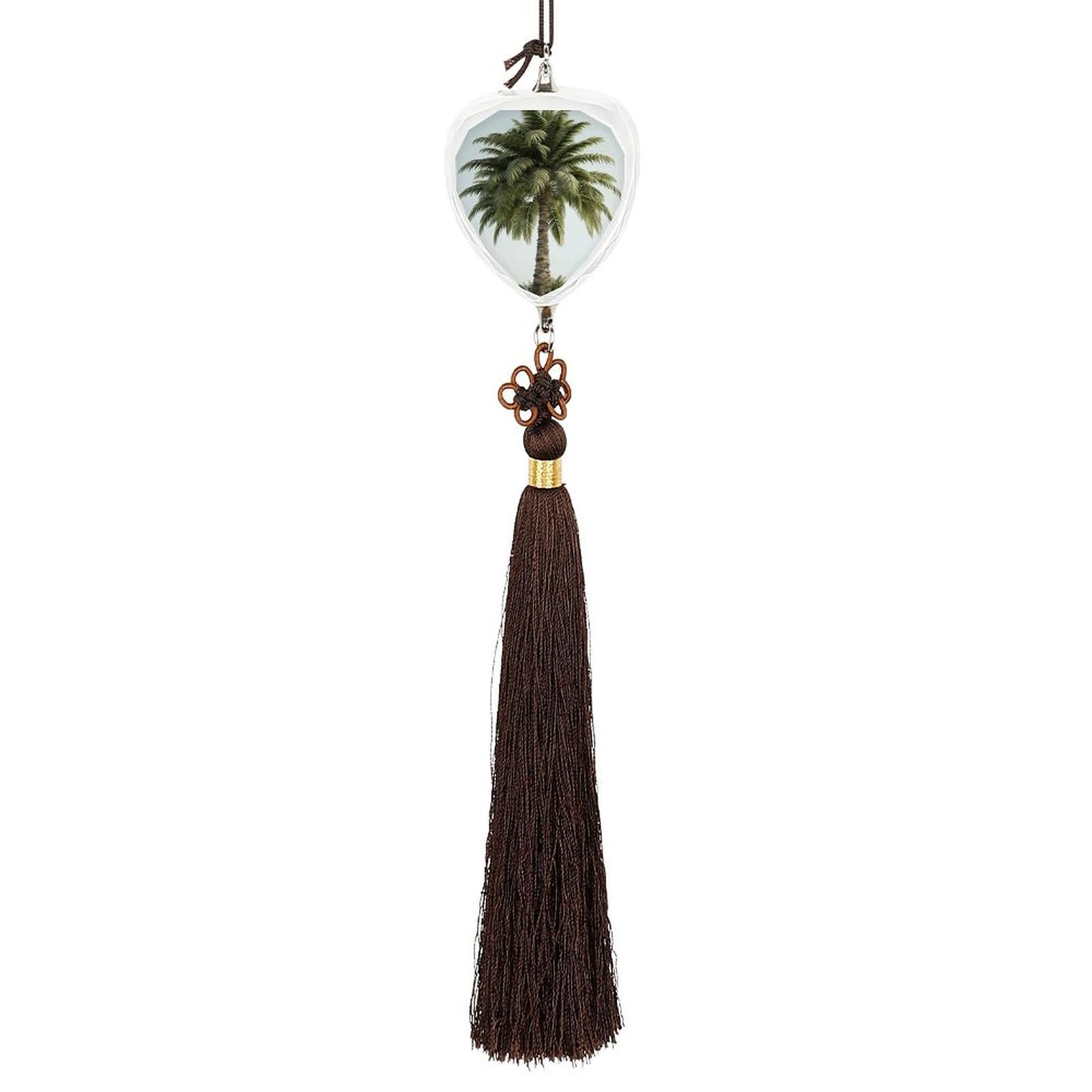 Crystal Auto Pendant Charms Love Crystal Car Rear View Mirror Charms Tree on White Background Auto Hanging Interior Ornament Pendant Car Interior Accessories for Women Men CarCharms Decor