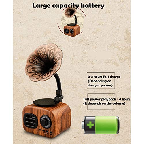Ornements de Gramophone Vintage, Haut-parleurs créatifs, Tourne-Disque avec Haut-Parleur Bluetooth en cuivre et Caisson… - Les Beatles, Paul McCartney, John Lennon, RIngo Starr, George Harrison Ornements de Gramophone Vintage, Haut-parleurs créatifs, Tourne-Disque avec Haut-Parleur Bluetooth en cuivre et Caisson… – Image 6