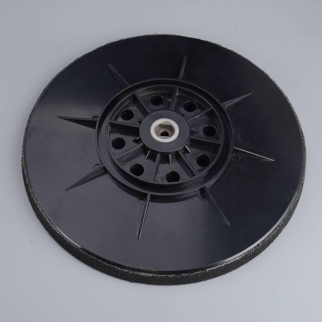 Disque de ponçage et meulage Auto-agrippant 215 mm (9") à 8 Trous avec Support pour Ponceuse à cloison sèche