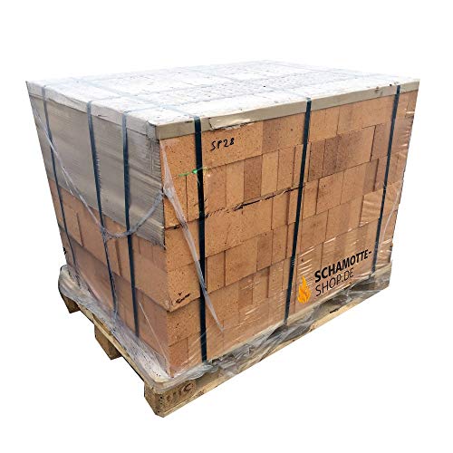 Schamottstein NF1-230 x 114 x 64 mm Ganze Palette 238 Steine