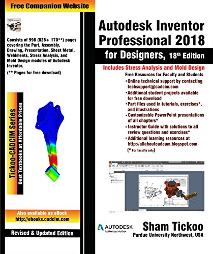 Autodesk Inventor Professional 2018 for Designers, 18th Edition