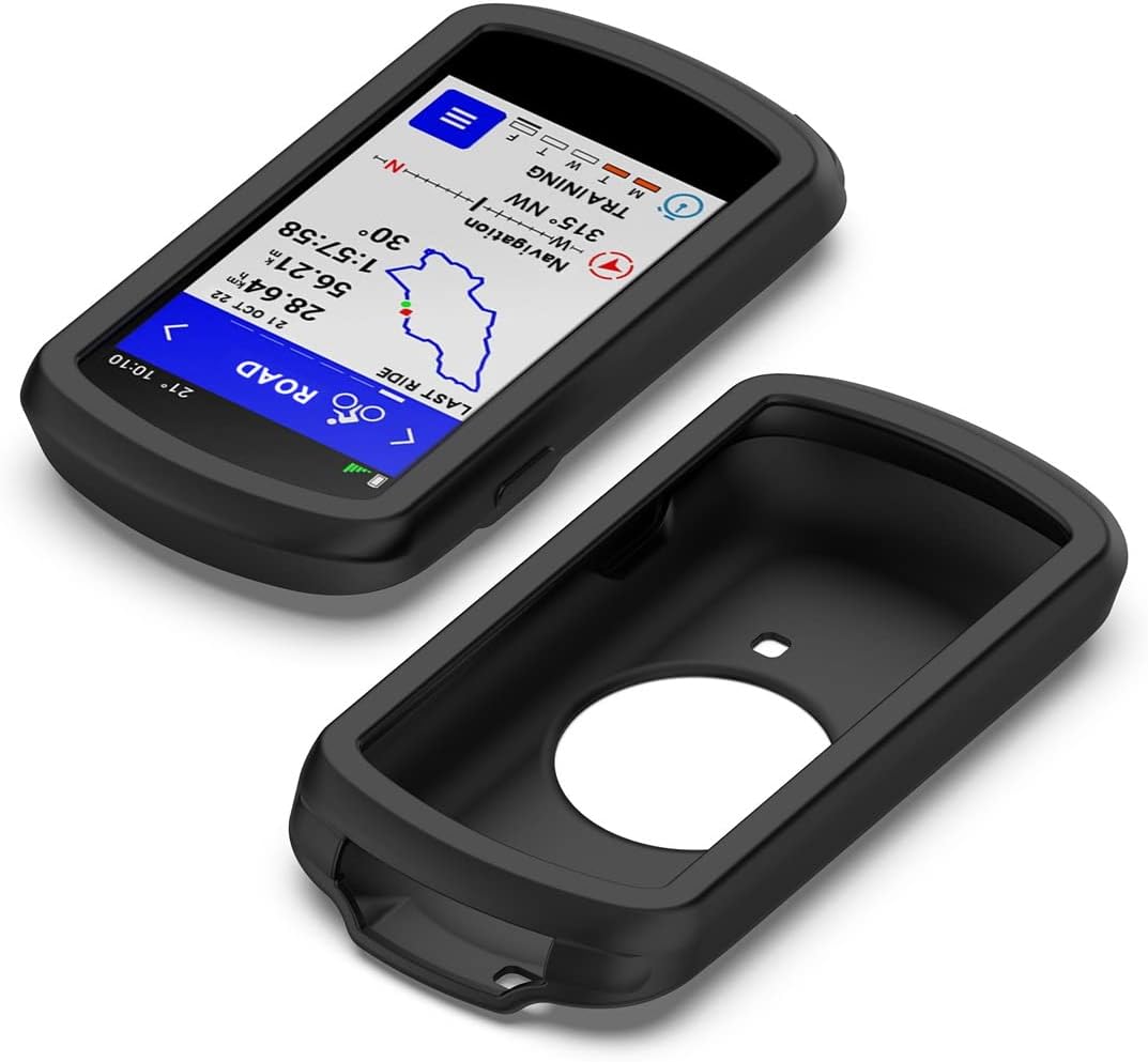 Case Compatible with Garmin Edge 1040, Silicone Protective Case Skin - GPS Bike Accessories (Black)