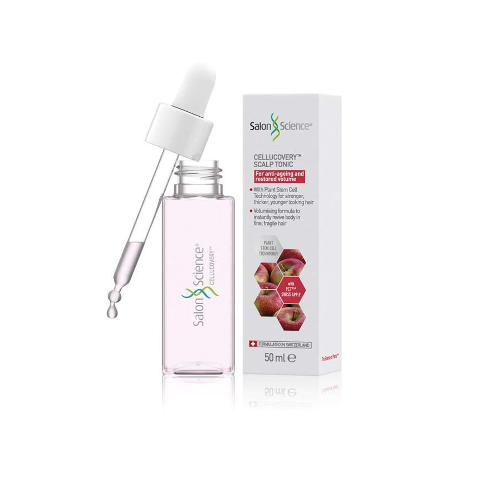 Salon Science CELLUCOVERY™ Scalp Tonic Treatment for Anti-aging and restored Hair Volume,50 ml