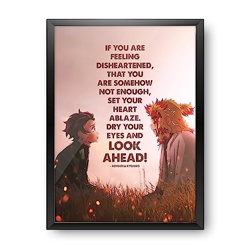 MCSID RAZZ - Demon Slayer - Rengoku - Final Words Design A4 Size Poster (With Frame) - Best Gift For Demon Slayer Fans/Best Artifacts To Your Home & Decor/For Anime Fandom (B0C9HTT5PL) Amazon Price History, Amazon Price Tracker