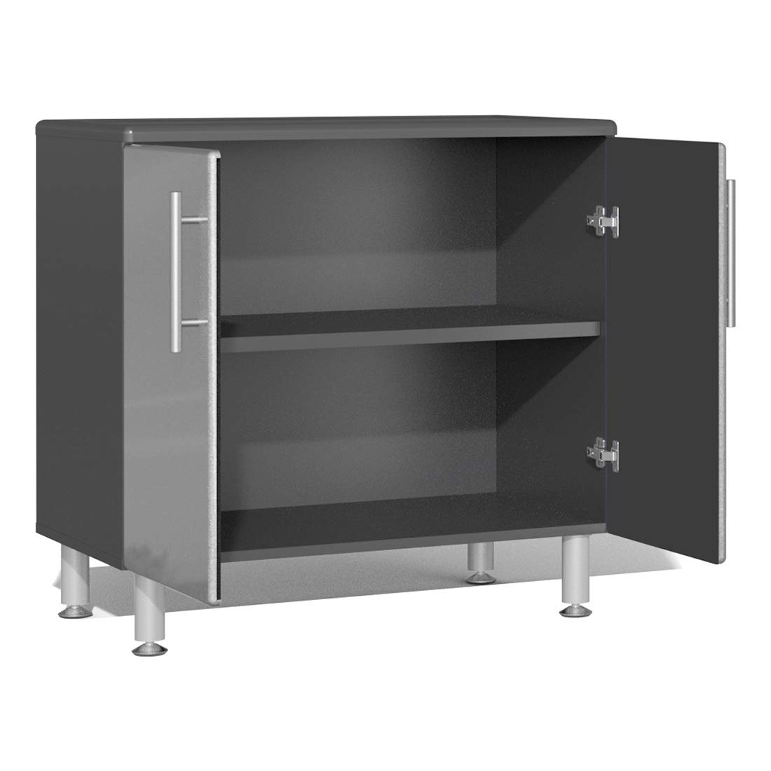 Ulti-Mate UG24032S 3-Piece Workstation Kit with Bamboo Worktop in Stardust Silver Metallic