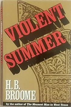 Hardcover VIOLENT SUMMER (A Double d Western) Book