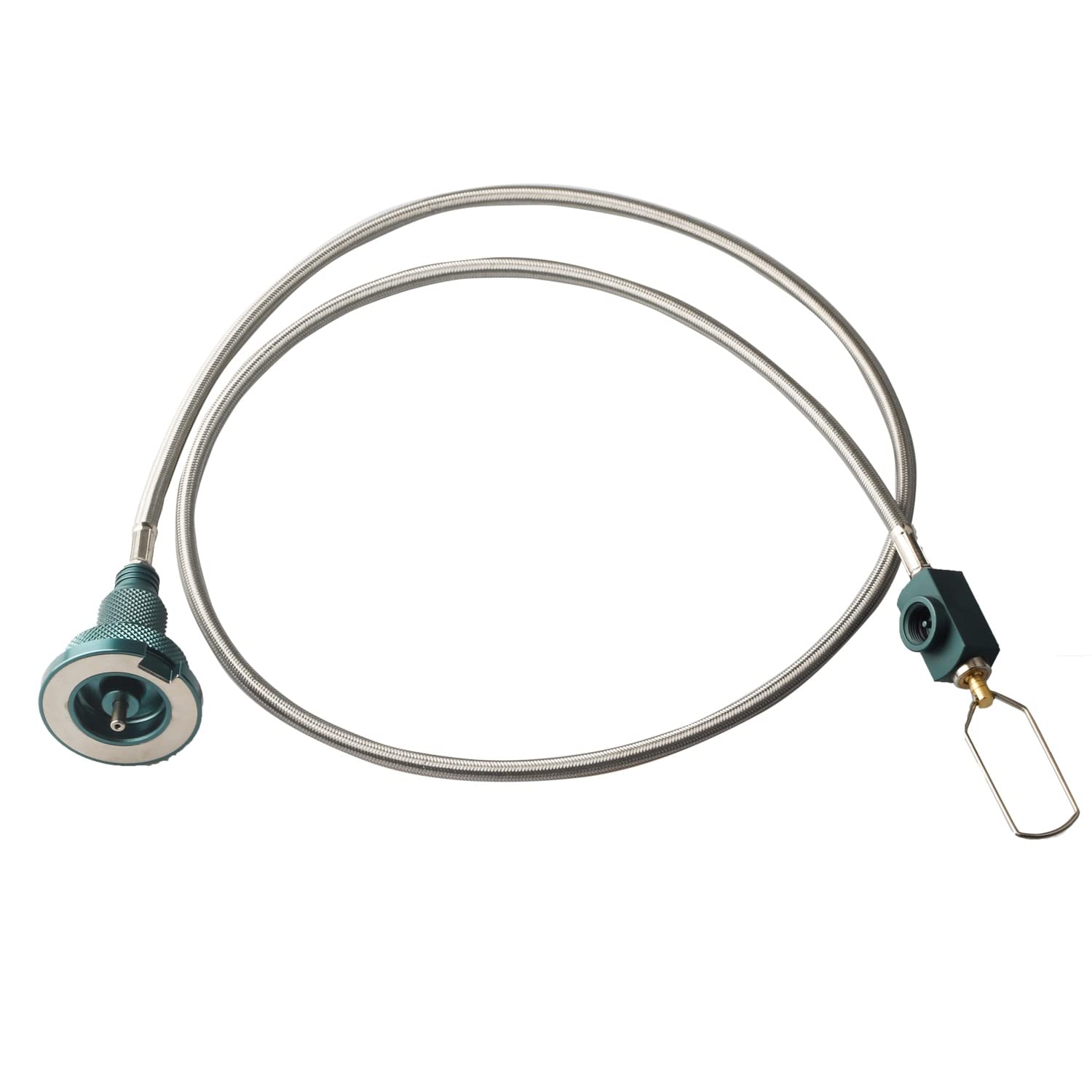 NOBRIM Gasleitung Butan Adapter Regler mit Schlauch Gaskonverter Verlängerungsrohr Campingkocher Adapter