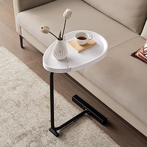 ksxnkhk Petite Table Basse Ovale Moderne pour Salon, Chambre à Coucher et Bureau, Table d'appoint...