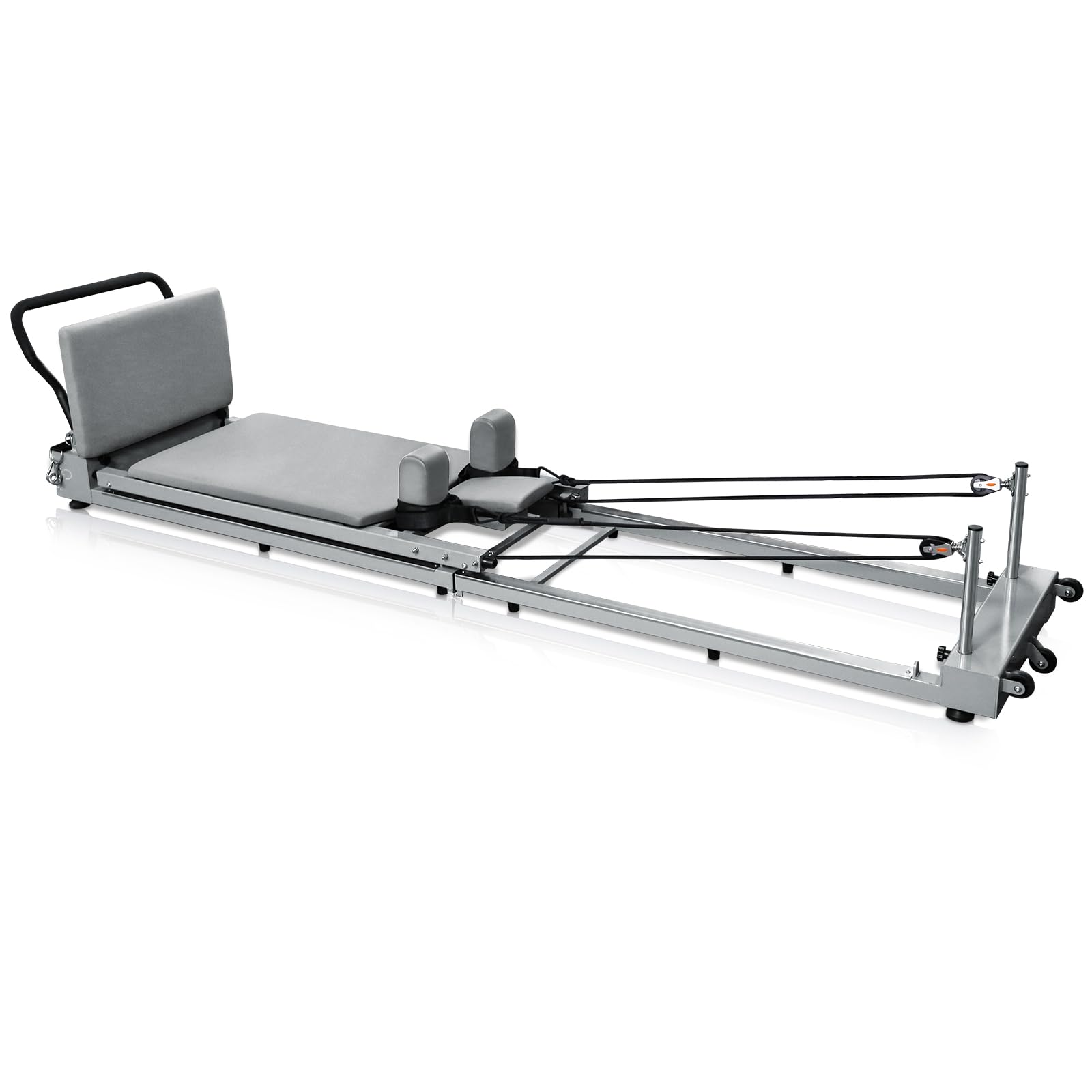 Pilates Reformer Machine - Foldable Pilates Reformer for Home Gyms Pilates Equipment for Home Workouts- Weight Capacity Up to 330Lbs