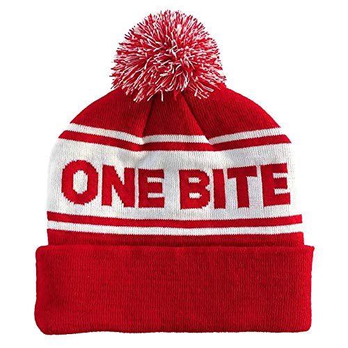 One Bite Pizza Pom Beanie