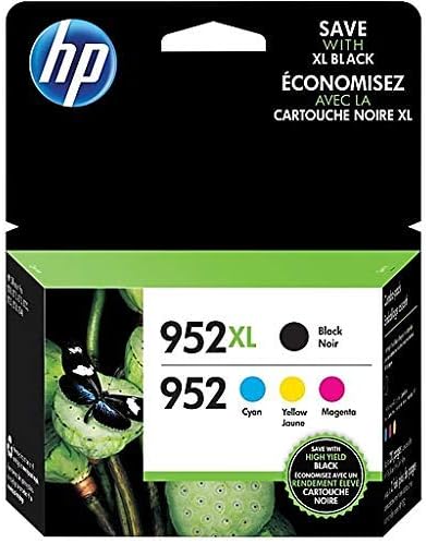 CWPA REMANUFACTURED INK CARTRIDGE REPLACEMENT FOR HP N9K28AN, 952XL/952PK - BLACK/CYAN/MAGENTA/YELLOW 4/PACK (4 CARTRIDGES IN A PACK/BUNDLE) FOR HP OFFICEJET PRO 8200