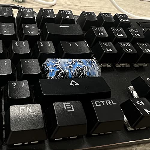 Image of Custom Keycap Enter Keycap Blue Valley Keycap Mechanical Keyboard Keycap DIY Keycap for MX Mechanical Keyboard Unique Gifts for Friend