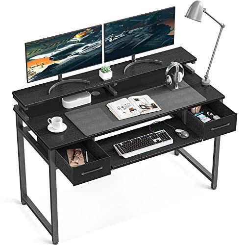 【Robustezza】 Il piano di questa scrivania per computer è realizzato in solido pannello di particelle ad alta qualità. È progettato per essere antigraffio, anticollisione e impermeabile. La spessa struttura in metallo di alta qualità garantisce la stabilità e la solidità della scrivania. I piedini della scrivania proteggono il pavimento in legno dai graffi.