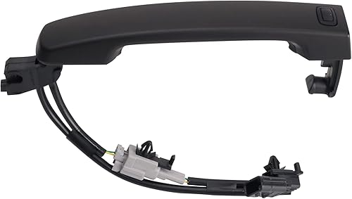 Miniatura 576 de TRQ Manija de puerta exterior texturizada LH del conductor trasero para Chevy GMC Pickup Truck SUV