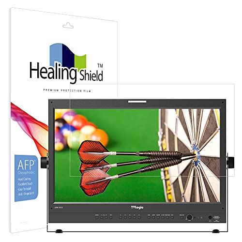 Healingshield XLV[tیtB Screen Protector Oleophobic AFP Clear Film Compatible with TVLogic LVM-181S