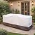 OVIOS Patio Furniture Set Cover Outdoor Sectional Sofa Set Cover Outdoor Sofa and Ottomans Cover Waterproof Furniture Covers, 78" L x 31" W x 29" H, Beige-Brown