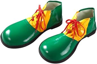 Clown Shoes & Boots - Green Costume Accessories for Women & Men - Carnival & Fancy Dress