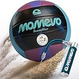 Cette perle de plage est amusante – Pompe à ballon fournie, certifiée par la fédération allemande de volleyball, surface en polyuréthane rugueux et design passionnant pour un plaisir durable de beach-volley