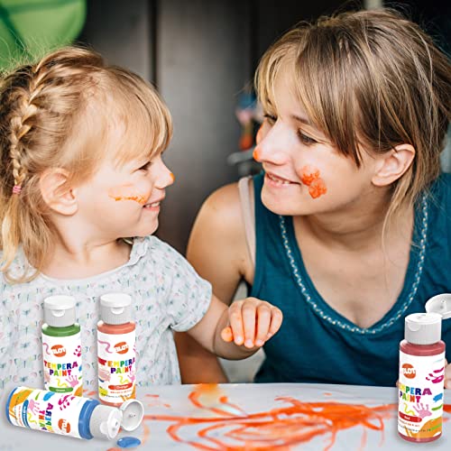 Set di 6/12 pezzi di colori acrilici casuali con pennelli, tubi di colori acrilici, k di ptura fai-da-te per hobby e artigianato - Regali ideali per Natale e per il rorno a scuola - Product