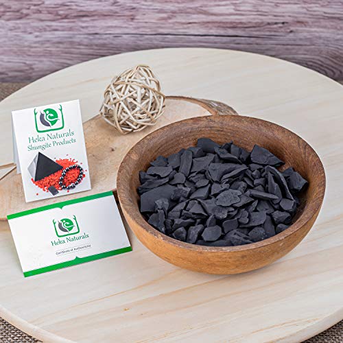 Shungite Stenen voor Waterzuivering, 500 g Matzwarte Ruwe Shungite Chips voor Waterzuivering en Filtering | Natuurlijke… - Afbeelding 4