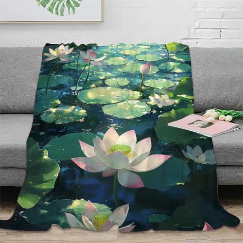 Couverture lotus pour canapé le plaid idéal des soirées cocooning