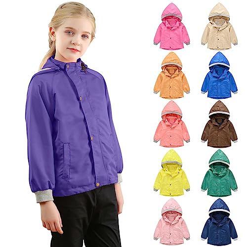 Toddler Boys Girls Winter Coat With Pocket Hooded Jacket Zipper Windproof Outwear Fall Jackets For Girls4