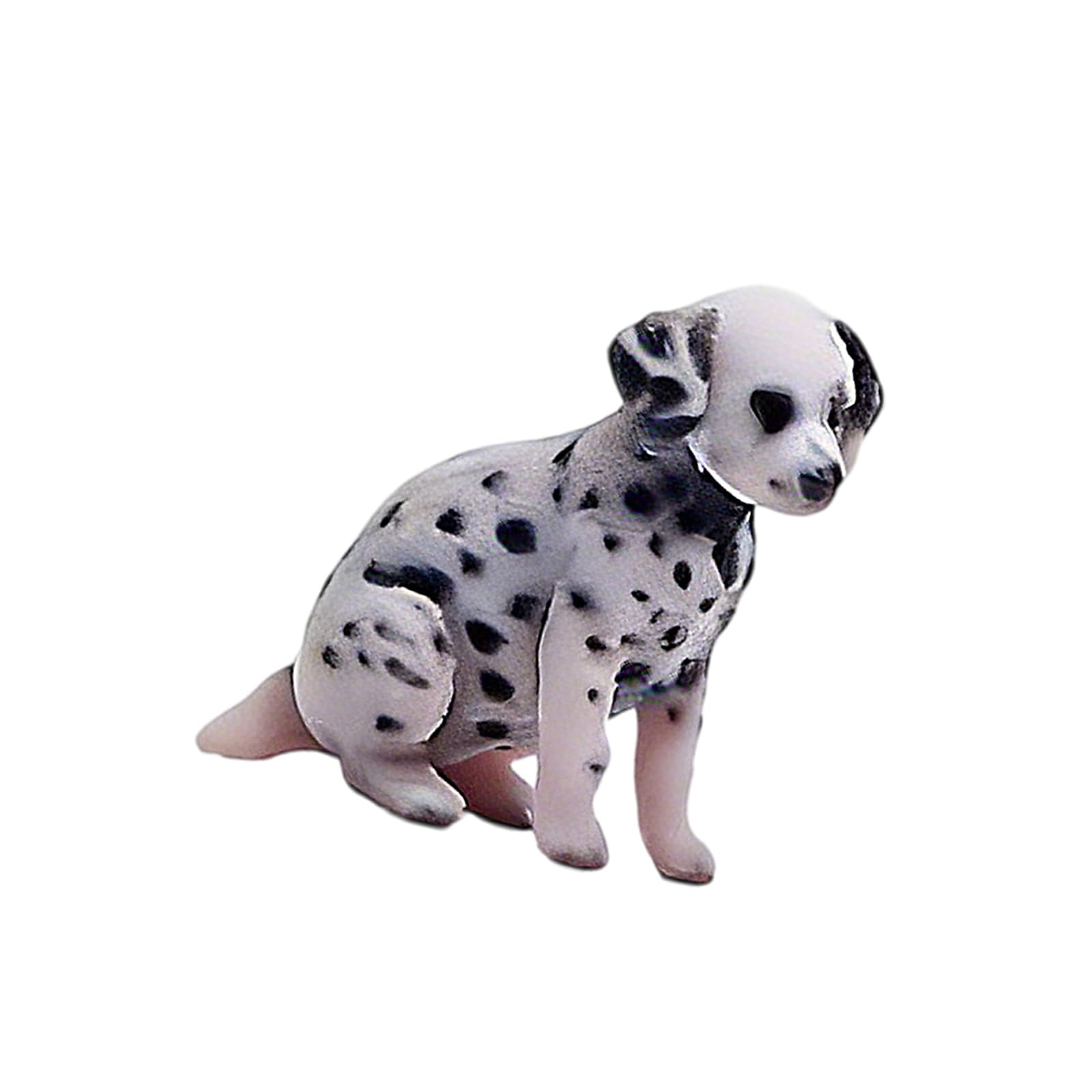 Osniyaw Wheat Town Sitting P Artistic 3D Printed Pet Sculpture Size 1/64 Miniature Figure Ideal For Table Decoration And Model Making Enthusiasts Beautiful Small Pet Display